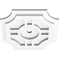 thumbnail image 2 of 12"OD x 1"ID x 4"C x 1"P Haus Architectural Grade PVC Contemporary Ceiling Medallion, 2 of 11