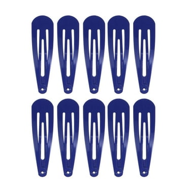 Ladies Tool Set Snap Hair Clips 50pcs Colorful Metal Barrettes No Slip Hair Clips Bang Hair Accessories for Toddlers Girls Kids Teens Women Royal Blue Babydoll Accessory Set