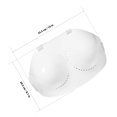 thumbnail image 2 of Greenadscape Lightweight Breathable White PVC Chest Protector for Baseball Fencing with Adjustable Fit, 2 of 8