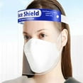 thumbnail image 4 of Hxlamzoo Protective Isolation Mask Face Screen Double Sided Screen Transparent Masks, 4 of 6