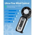 thumbnail image 5 of W & O Handheld Semiconductor Cooling Fan, Rechargeable Portable Mini Fan with Cooling Plate, USB-C Personal Fan for Travel & Outdoor Use, 5 of 7