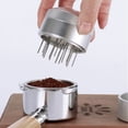 thumbnail image 4 of Herramienta De Distribución De Espresso, Agitador De Café Espresso Tipo Aguja, Distribuidor De Agujas De Café De Acero Inoxidable Con Base, Agitador De Espresso Con Aguja, 4 of 7