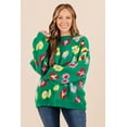 thumbnail image 4 of FOLUNSI Plus Size Green Sweater: Style Statement for Elegant You!, 4 of 8