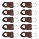 thumbnail image 2 of Qarigey Tirador de cremallera para bolsa de 5/10 piezas Accesorios de disfraces Marrón 5 # 10 piezas Qarigey AP001279-07, 2 of 6