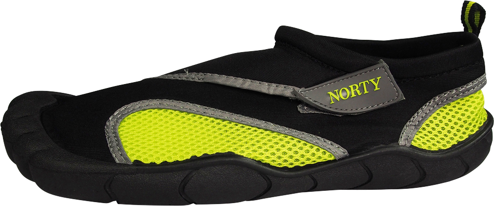 NORTY Mens Water Shoes Adult Male Surf Shoes Black Lime 11 - image 2 of 7