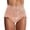 Beige, variant on PMVFHDE Ladies Underwear Panties Lace Mesh High Waist Plus Size Panty Pure Cotton Crotch Breathable Sheer Triangle Black,XL