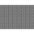 thumbnail image 1 of Ahgly Company Machine Washable Indoor Rectangle Transitional Dark Gray Area Rugs, 5' x 8', 1 of 7