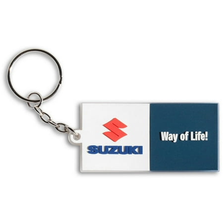 Suzuki Way of Life! Keychain Keyfob 990A0-19106 Blue White Red