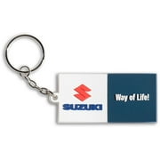 Suzuki Way of Life! Keychain Keyfob 990A0-19106 Blue White Red