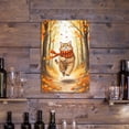 thumbnail image 3 of Welcome Fall Maine Coon Strolling Through the Autumn Maple Forest Vertical Metal Aluminum Sign Cat Lover Kitten Owner Gifts Wall Art Home Decor - 12012, 3 of 5