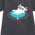 thumbnail image 2 of Instant Message - Axolotl Pool Floatie - Toddler & Youth Girls Fleece Dress, 2 of 5