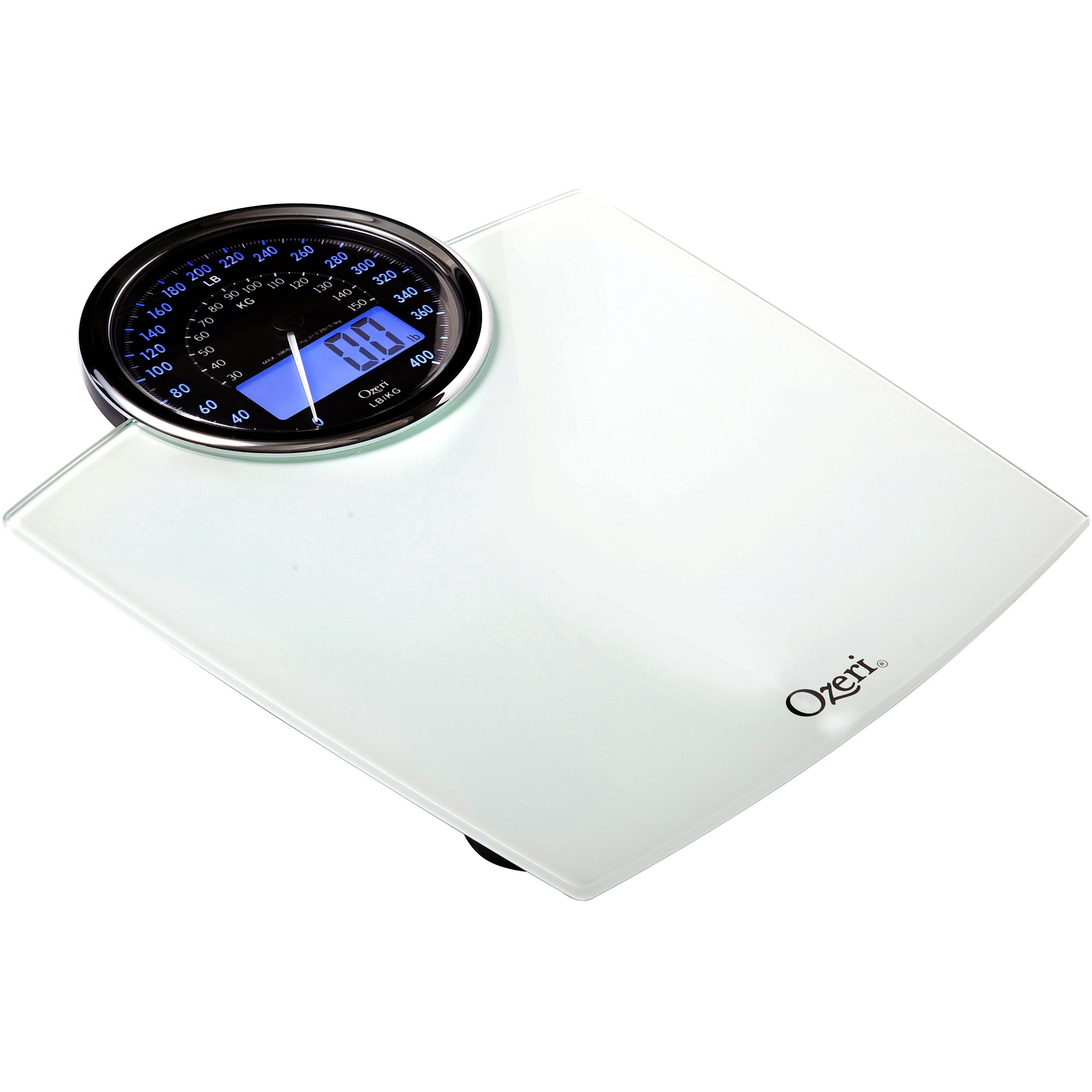 Ozeri Rev Digital Bathroom Scale With Electro Mechanical Weight