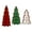 B, variant on Shoreew 3 Pcs Wooden Christmas Tree Decor Rustic Buffalo Plaid/Dot Christmas Tree Farmhouse Table Centerpiece for Tiered Tray Tabletop Home Decor