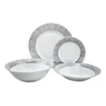 thumbnail image 2 of Vajilla Porcelana Fina 47 Piezas | Colección Platino, Servicio para 8 Personas | Platos, Tazas y Accesorios Elegantes | Ideal para Bodas, Aniversarios y Cenas Especiales, 2 of 8