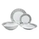 thumbnail image 2 of Vajilla Porcelana Fina 47 Piezas | Colección Platino, Servicio para 8 Personas | Platos, Tazas y Accesorios Elegantes | Ideal para Bodas, Aniversarios y Cenas Especiales, 2 of 8