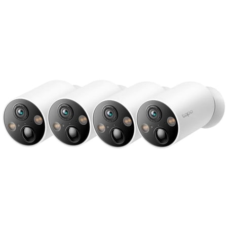 TP-Link Tapo TC85 2K Wire-free Smart Security Camera, 4-pack