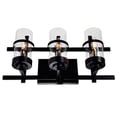 thumbnail image 4 of CWI Lighting Sierra Collection 3 Light Wall Sconce Black Finish, 4 of 6