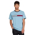 thumbnail image 1 of Camiseta Tommy Hilfiger de manga corta con estampado de rayas exclusivas para hombre, 1 of 4