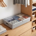 thumbnail image 6 of Better Homes & Gardens Under the Bed Rolling Storage Organizer Bin with Zipper for Sorting Shoes and Clothing, Gray, 6 of 10