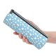 thumbnail image 5 of Disketp Blue Popcorn Estuche Organizador de Lápices de Cuero, Estuche de Oficina con Cremallera para Bolígrafo y Lápiz, 5 of 6