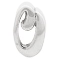 thumbnail image 2 of Letter O Script Charm .925 Sterling Silver Antique Finish Reflection Beads - QRS1430O, 2 of 5