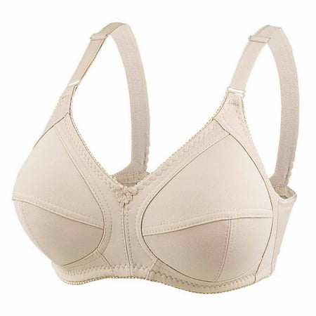 Bras for Women Clearance Non Wired Cotton Bra Push Up Everyday Bralette Plus Size Wireless Comfort Support Lingerie Full Coverage Bra Gathering Breathable Post Surgery Underwear