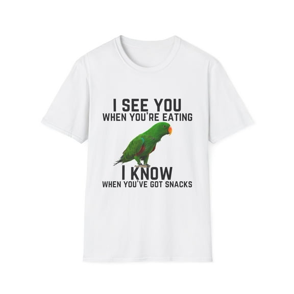 Hilarious Cockatiels Lovebirds Parrot Pun Sayings Enthusiast Humorous Cockatoo Cockatiel Quarrion Comical Birds Unisex Softstyle T-Shirt