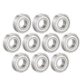 thumbnail image 1 of Unique Bargains Roulement à Billes à Gorge Profonde 10 Pcs 6203Z à Écran Simple, Roulements en Acier Chromé 17mm x 40mm x 12mm, 1 of 4