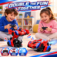 thumbnail image 5 of JoyStone Transforming RC Car for Kids, 2-in-1 Robot and Stunt Car with One-Key Conversion, Remote Control Car with Lights and Spray, Robot Toys Birthday Gifts for Boys Girls, 5 of 10