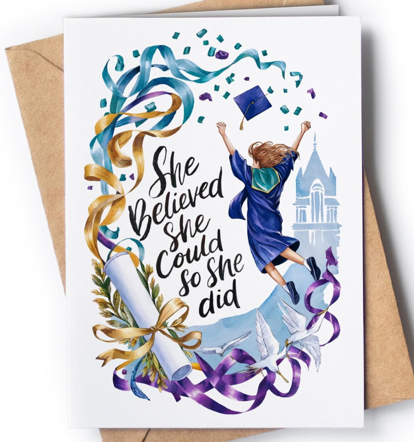 grad card quotes You did it! We weren't worried.. Funny Graduation Card – Plant and People