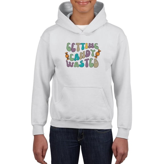 Getting Candy Groovy Style Hoodie Juniors -Image by Shutterstock, x-Large