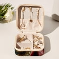 thumbnail image 6 of Thanksgiving Turkey Travel Portable Square Jewelry Box Organizer Earring Necklace Bracelet Holder Decorative Display Case Stand Storage Box, 6 of 6