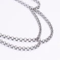 thumbnail image 2 of 20 pc Resistant 304 Stainless Steel Anklets Stainless Steel Color 9-3/4 inch(247mm), 2 of 4