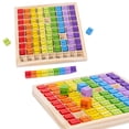 thumbnail image 4 of De Madera Para Niños, Niños, Bebés, 99, Tabla De Multiplicar, Rompecabezas Aritmético De Matemáticas, Material Didáctico Temprano Scienceny HA043568-02, 4 of 6
