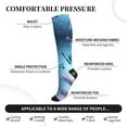 thumbnail image 5 of Compression Socks for Women & Men, Butterflies And Waterlily In Water 15-20mmHg Support Socks -Athletic Running Travel, 5 of 8
