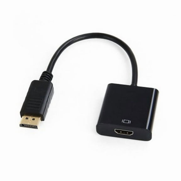 Chenyang CY 20cm DP DisplayPort to HDMI Video Audio Converter Cable Black Cable