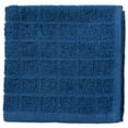 thumbnail image 6 of CC Home Furnishings Solid Windowpane Terry Cotton Kitchen Dishcloths - 12" - Blue - Set of 6, 6 of 7