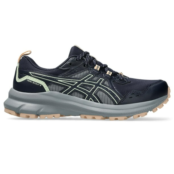 Zapatilla para correr ASICS Trail Scout 3 para mujer Midnight/Whisper Green