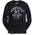 thumbnail image 1 of Aeropostale Athletic Dept playera gráfica para hombre, negro, mediano, 1 of 1