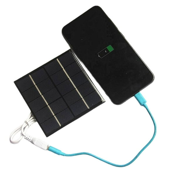 5W 5V Solar Battery Charger Board Outdoor Camping Power Bank Phone Charging Portable Solar Panel Rechargeable 3.7V Battery