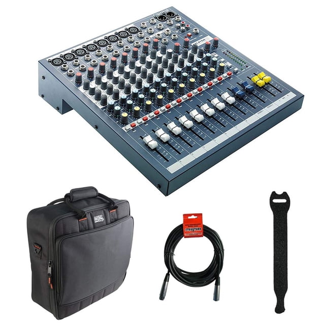 Mezcladora de audio Soundcraft EPM 8, 8 canales mono y 2 estéreo