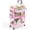 Cherry Blossom Pink, variant on Rolling Cart with Drawer and Wood Table Top, 3 Tier Metal Rolling Utility Cart on Wheels with DIY Pegboards, Hanging Baskets,Hooks for Kitchen, Bedroom, Office, Craft Supplies