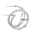 thumbnail image 5 of 6 Unids/Hombre Mujer Septum Piercing Nariz Anillo Labio Anillo Pendientes Rock Hip Hoop punk Acero inoxidable Piercing Nariz Anillos Joyería del cuerpo, 6 piezas en diferentes colores TUNC Sencillez, 5 of 5