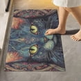 thumbnail image 2 of Dreamtimes Bathroom Rug Mats Ethnic Cat Painting Print, Bath Mats for Bathroom Non-Slip Super Soft Absorbent Microfiber Bath Rugs, Bathroom Rugs for Bathroom Floor, Tub and Shower, 24"x16", 2 of 4