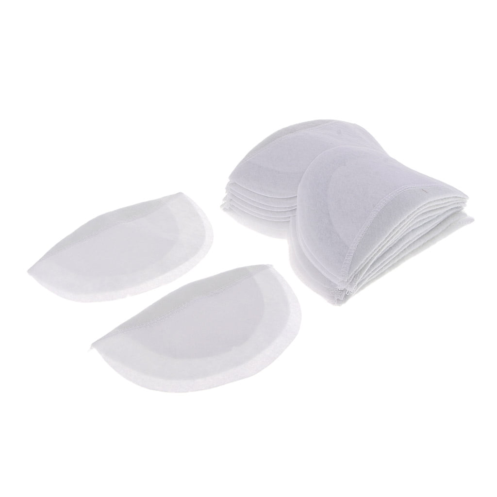 10 Pairs White Cotton Shoulder Pads Thickness 3mm for Unisex Suits