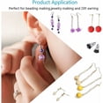 thumbnail image 2 of Kit para hacer joyas, 2416 piezas, kit para hacer joyas de plata con cierre dorado, 2 of 5