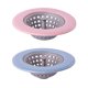 thumbnail image 1 of Colador de drenaje para fregadero de cocina, paquete de 2 tapones de silicona para fregadero de cocina con borde de acero inoxidable, borde de 4,5 pulgadas de diámetro, 1 of 6
