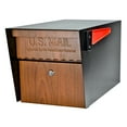 thumbnail image 2 of Mail Manager X2 Locking Mailbox Combo w/ Black Surface-Mount Post, Wood Grain, 2 Way Multi Mount High Security Cluster, 2 of 19