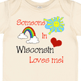 thumbnail image 4 of Inktastic Someone in Wisconsin Loves Me Boys or Girls Baby Bodysuit, 4 of 5