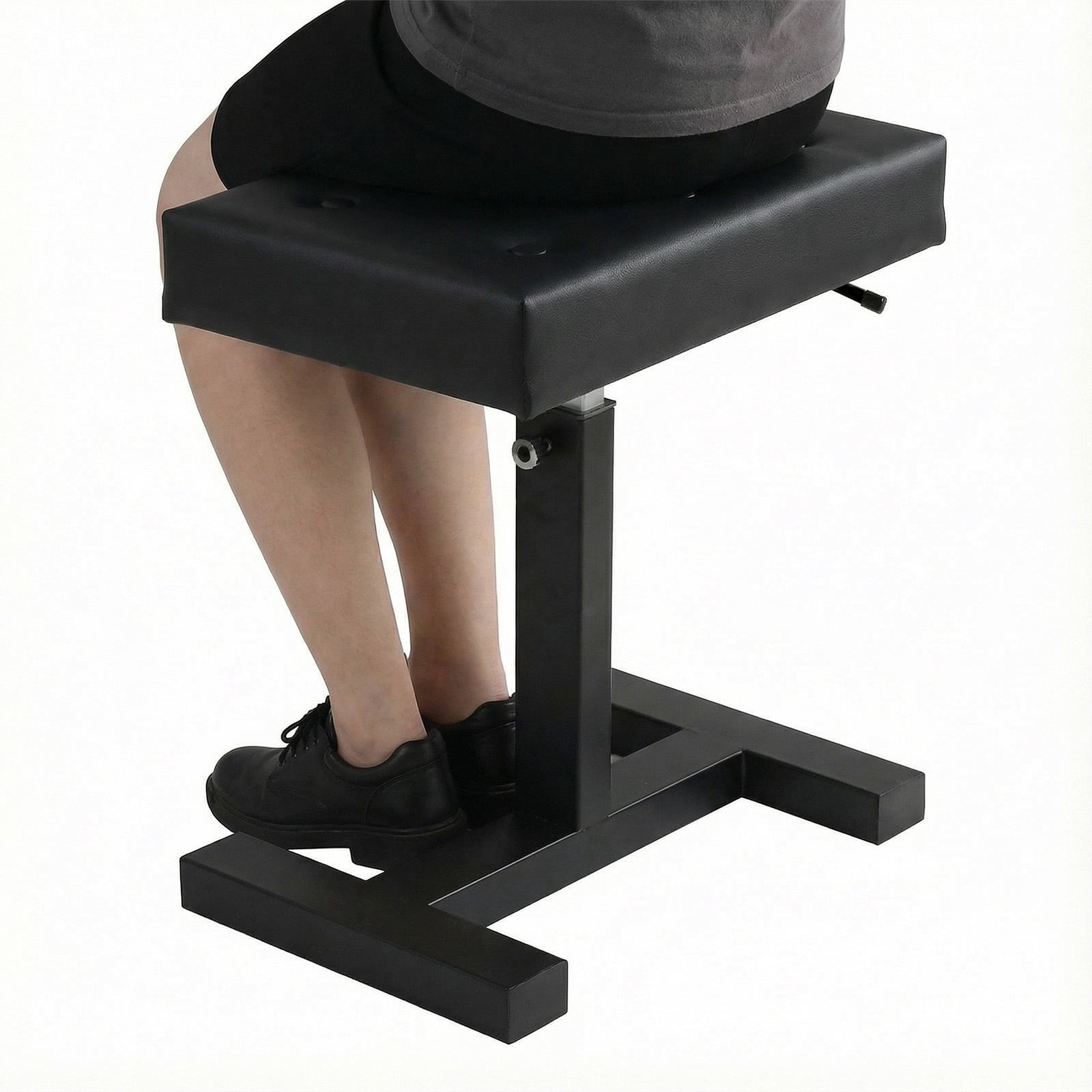 Btidfty Hydraulic Lifting Piano Bench Height Adjustable Keyboard Bench Seat Stool(black)